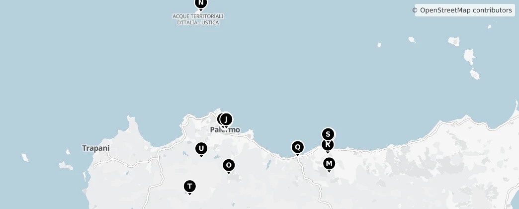 Map of 팔레르모