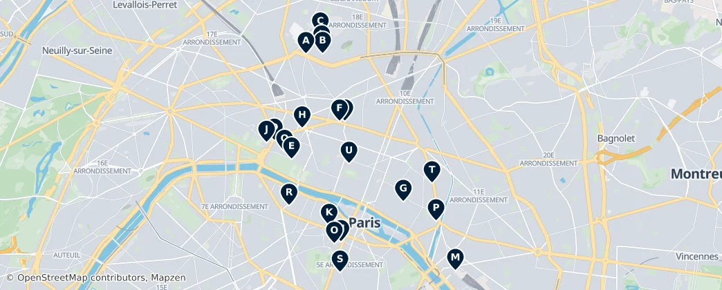 Map of 프랑스