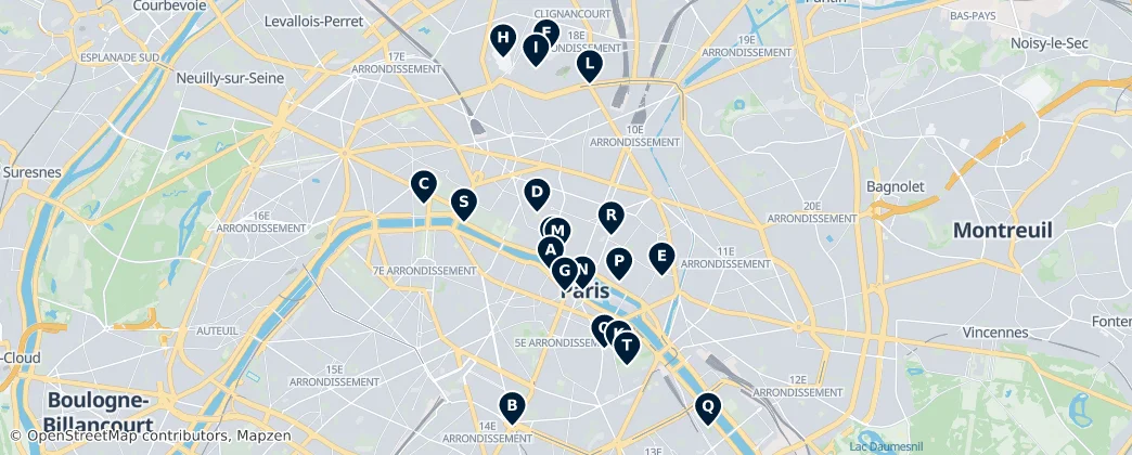 Map of 프랑스