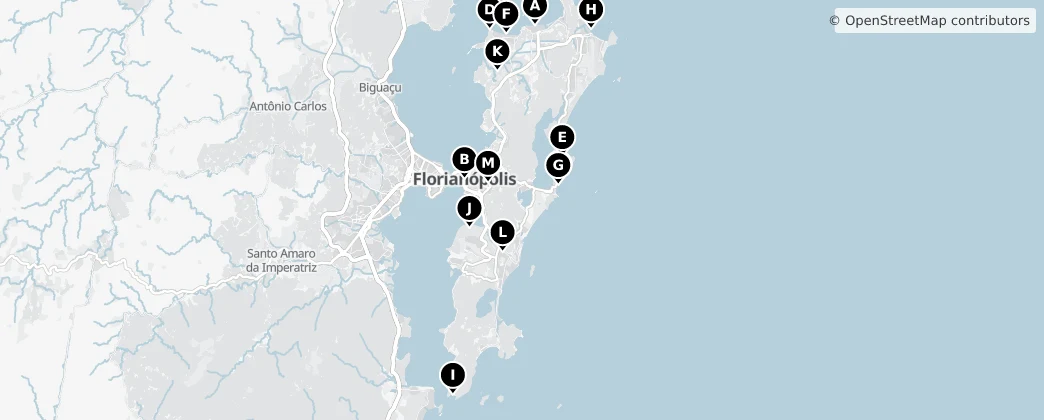 Map of 플로리아노폴리스