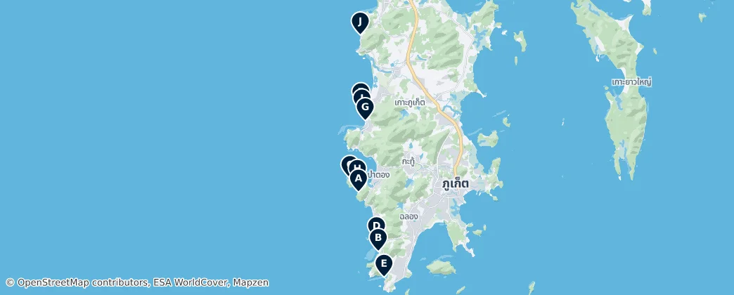 Map of 푸껫시