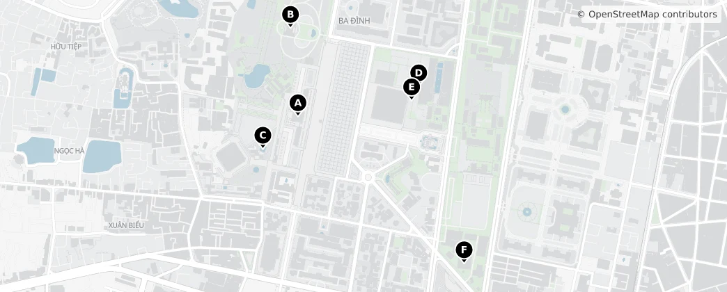 Map of Quận Ba Đình