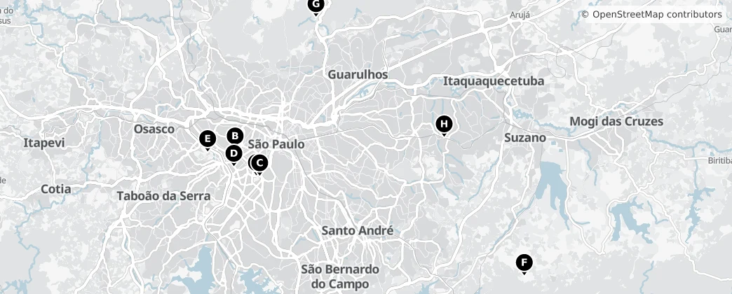 Map of Região Imediata de São Paulo