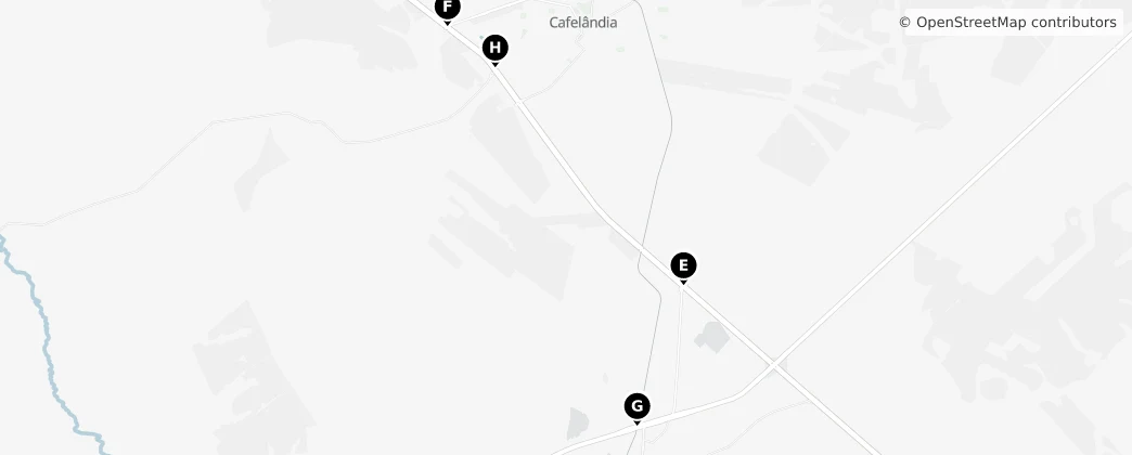 Map of Região Intermediária de Bauru