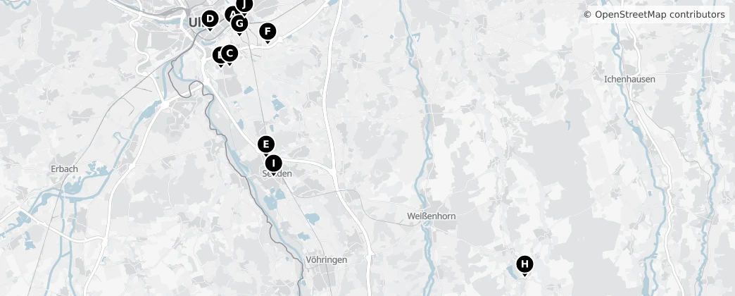 Map of Region Donau-Iller (BY)