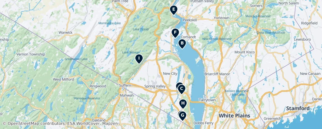 Map of 로클랜드군
