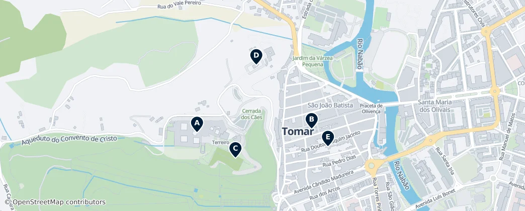 Map of São João Baptista