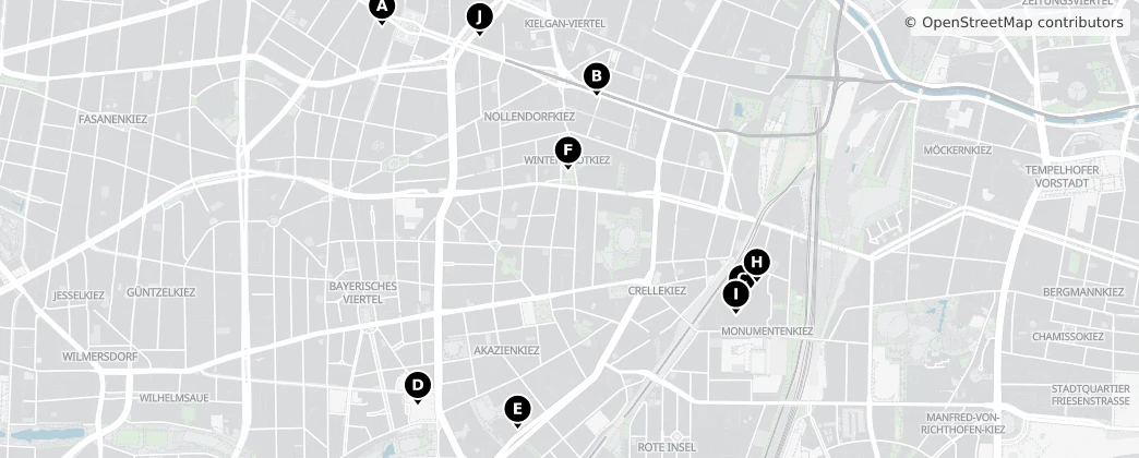 Map of Schöneberg
