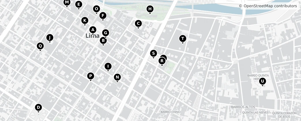 Map of Historic Centre