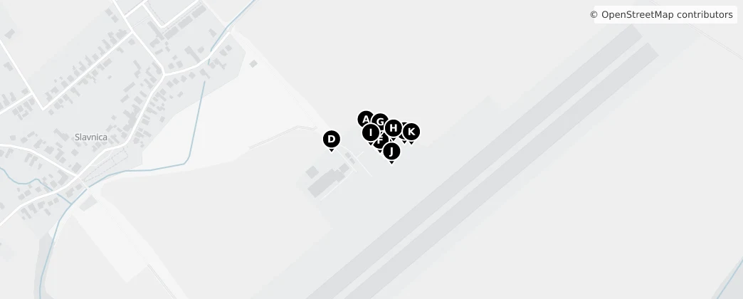 Map of Slavnica