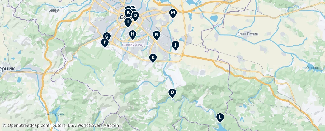 Map of 소피아시주