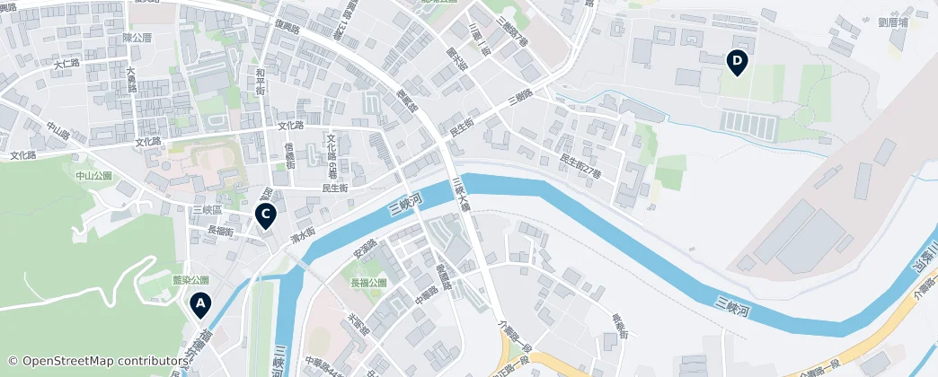 Map of 싼샤 구