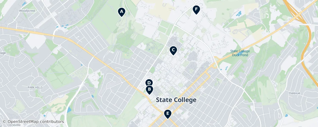 Map of State College