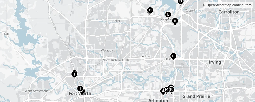 Map of 타런트군