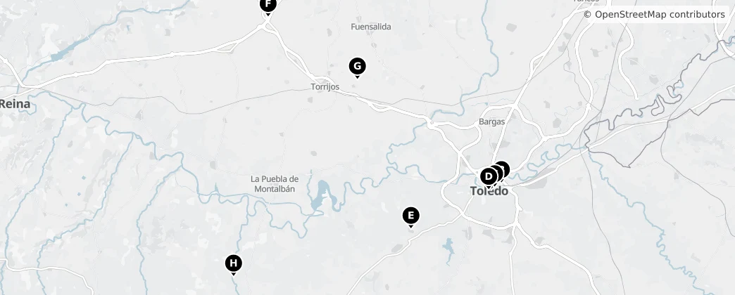 Map of 톨레도