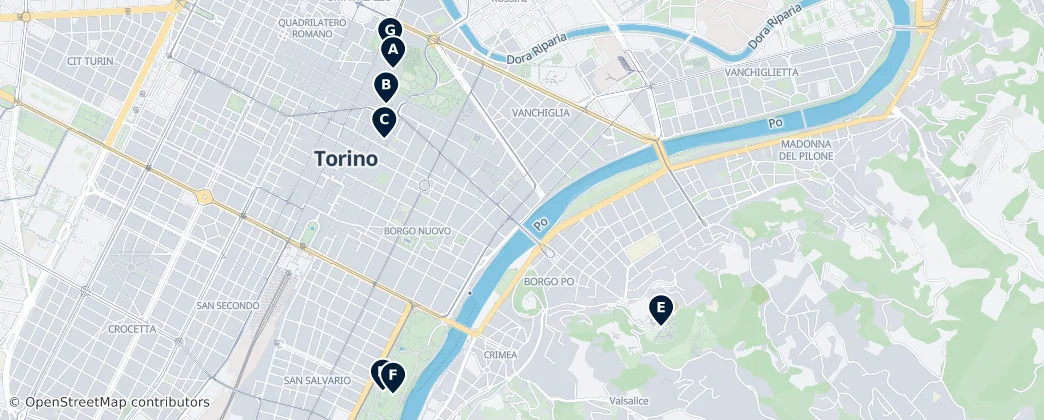 Map of 토리노