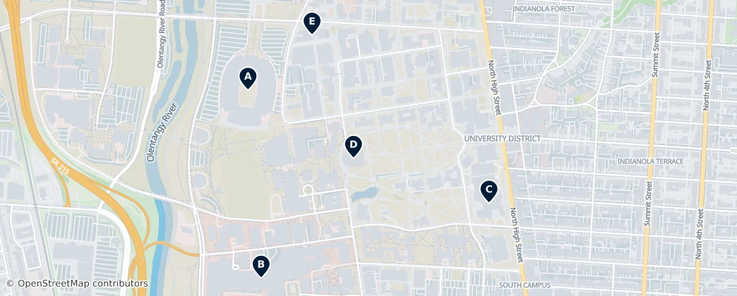 Map of University District District 4