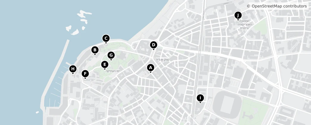 Map of 야파