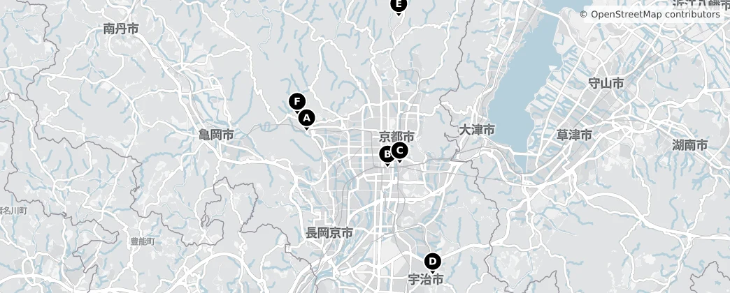 Map of Kyoto Prefecture
