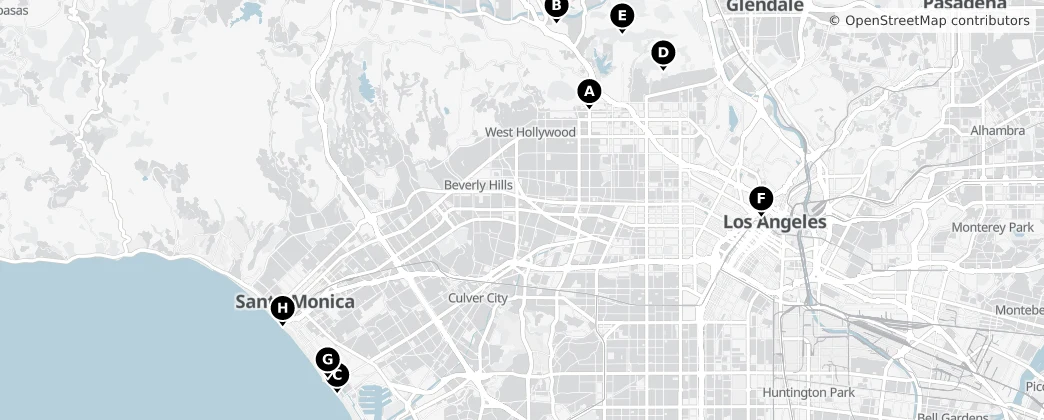 Map of Los Angeles