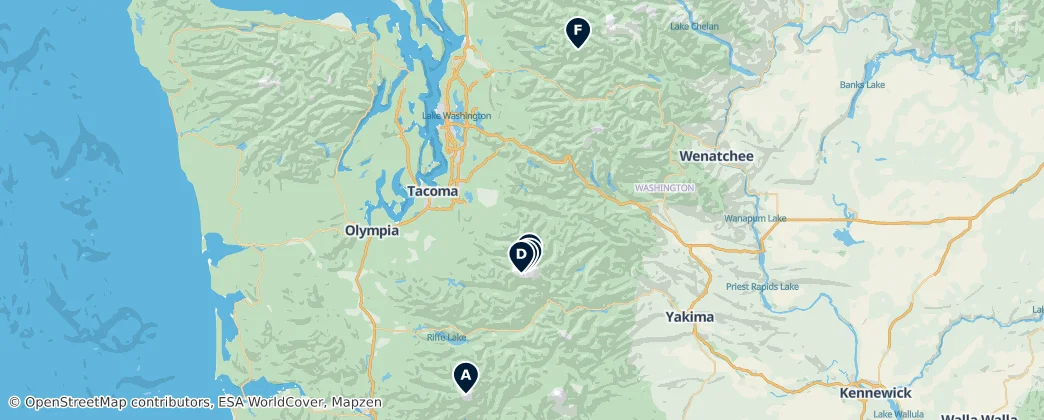 Map of Washington