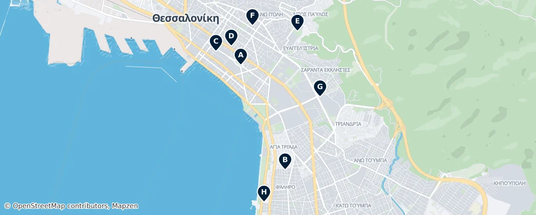 Map of Makedonia - Thrake