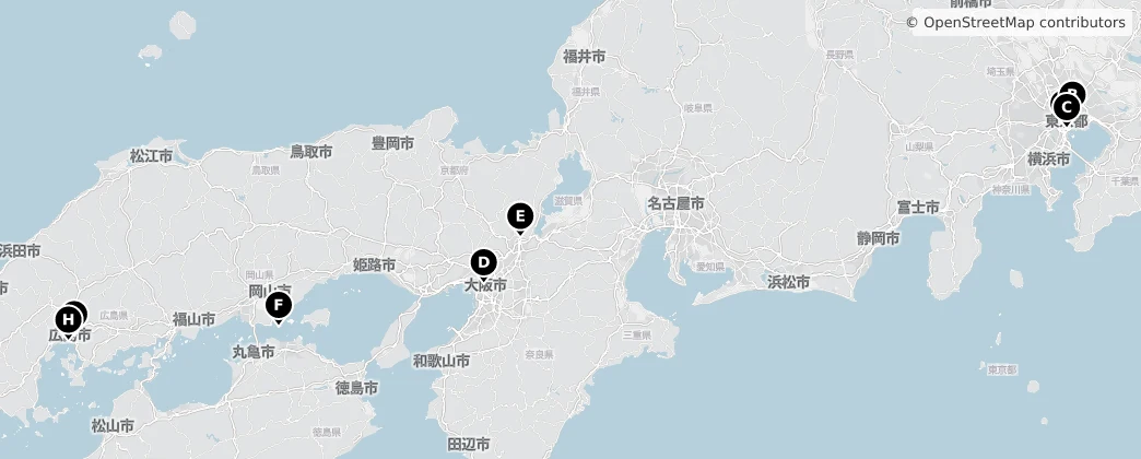 Map of Japan