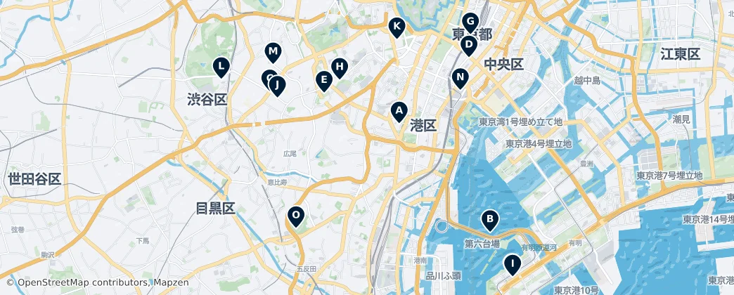 Map of Minato
