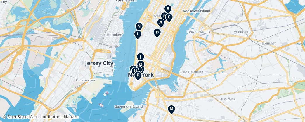 Map of New York City