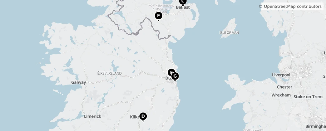 Map of Ireland