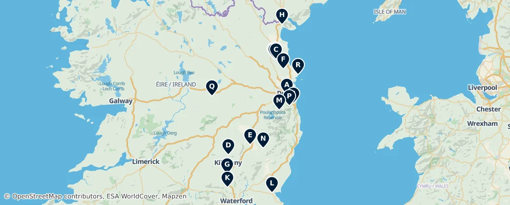 Map of Leinster