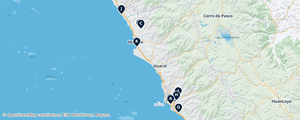 Map of Lima