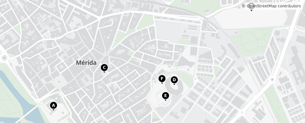 Map of Merida