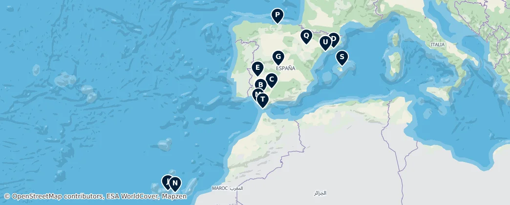 Map of Spain