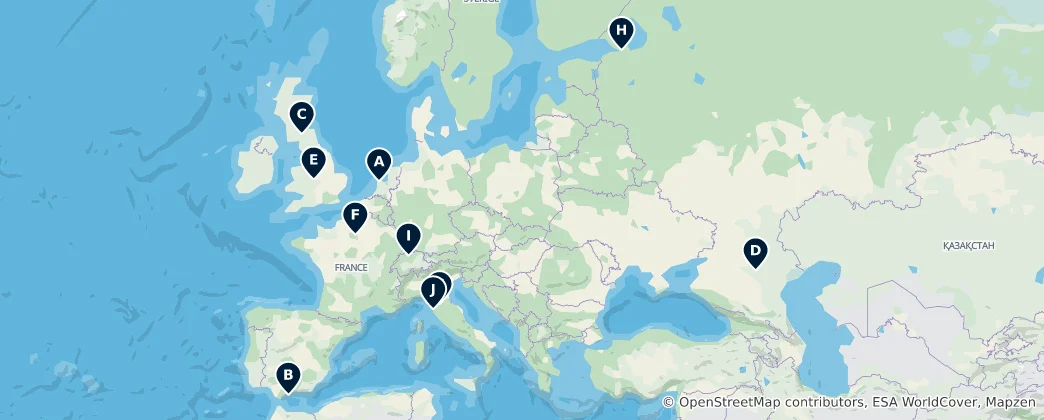 Map of Europe