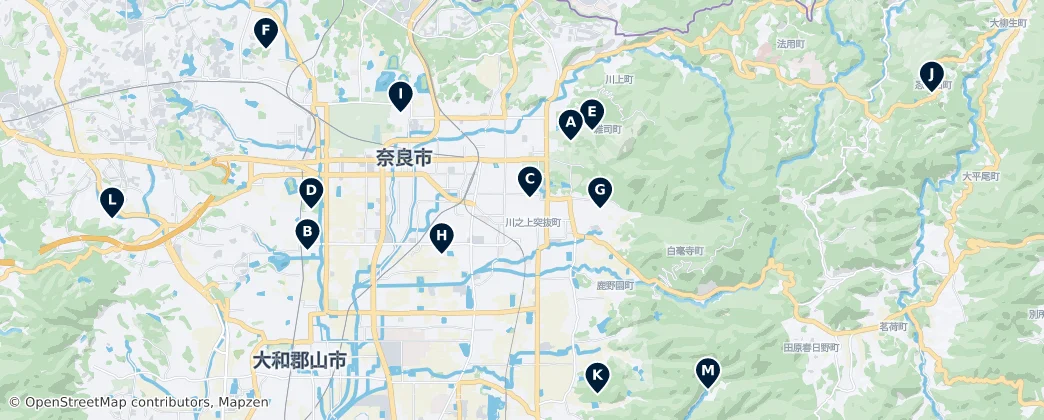 Map of Nara