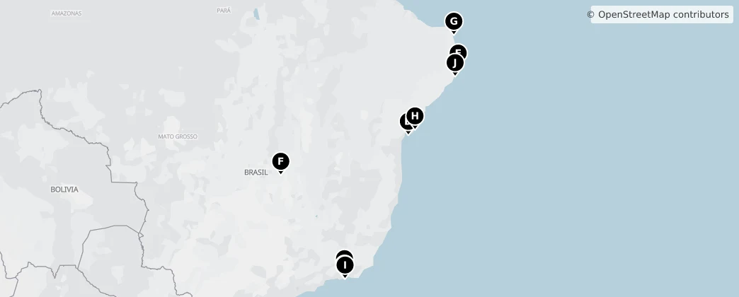 Map of Brazil