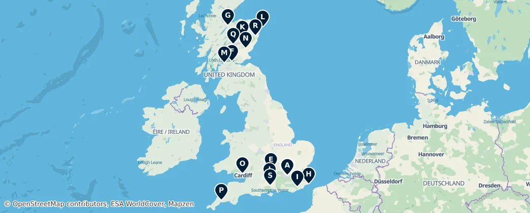 Map of Great Britain