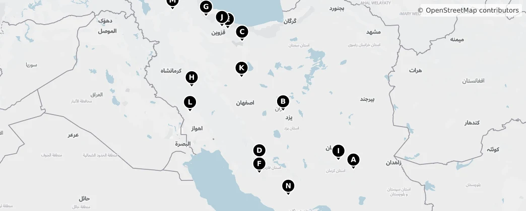 Map of Iran