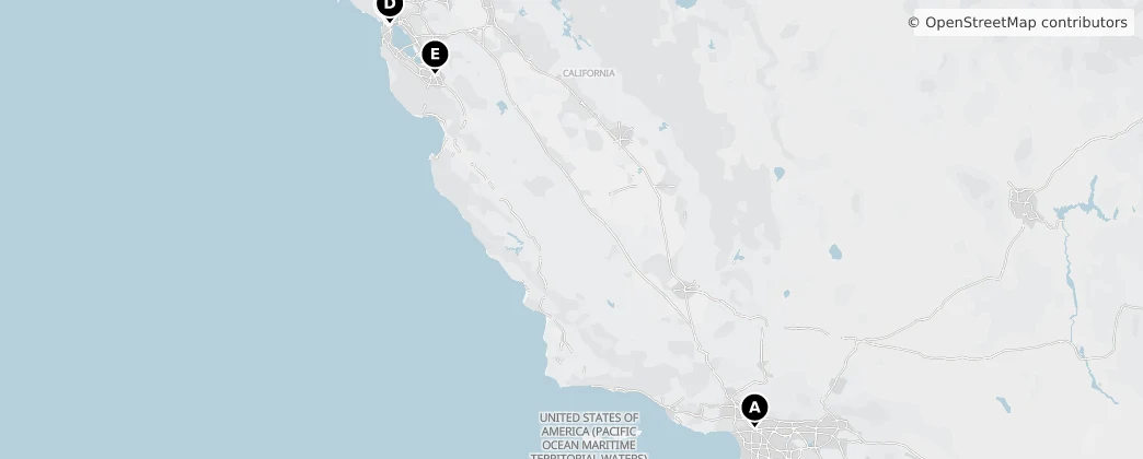 Map of California