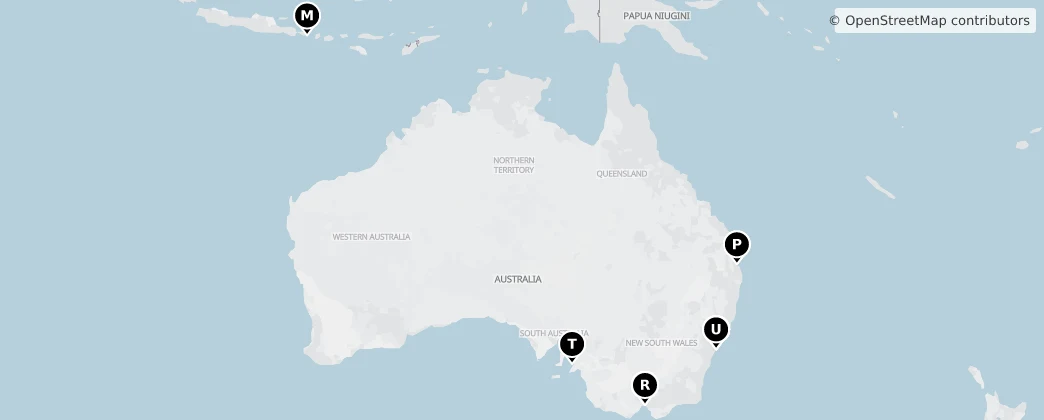 Map of Oceania