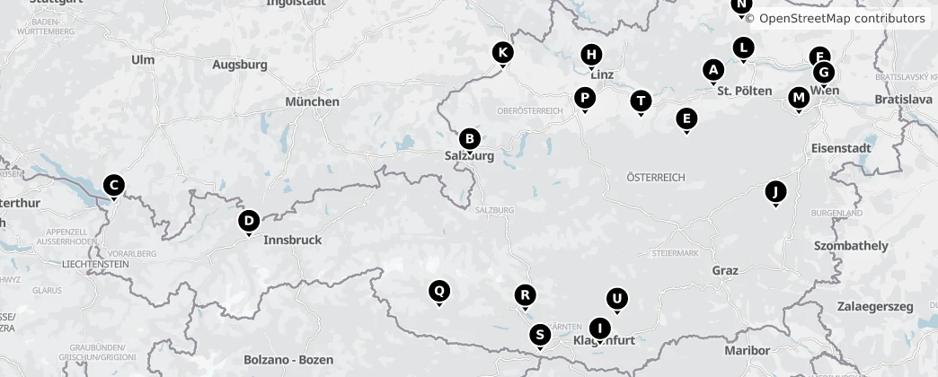 Map of Austria