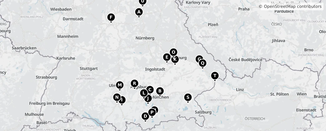 Map of Bavaria