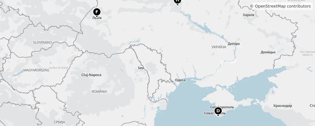 Map of Ukraine