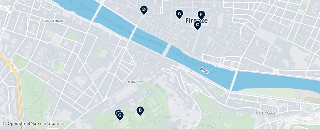 Map of Florence