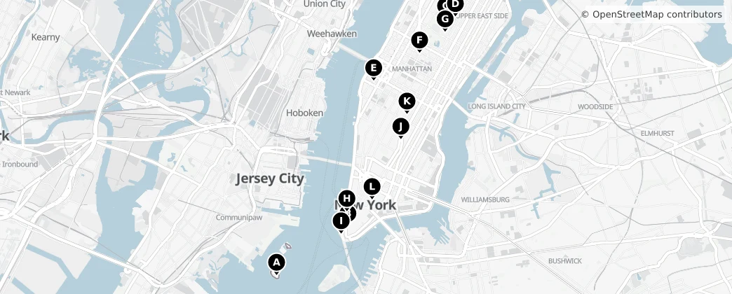 Map of Manhattan