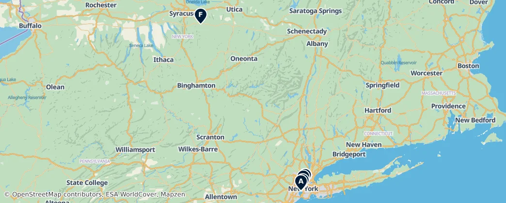 Map of New York