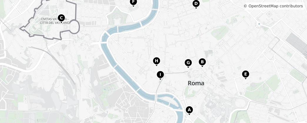 Map of Rome