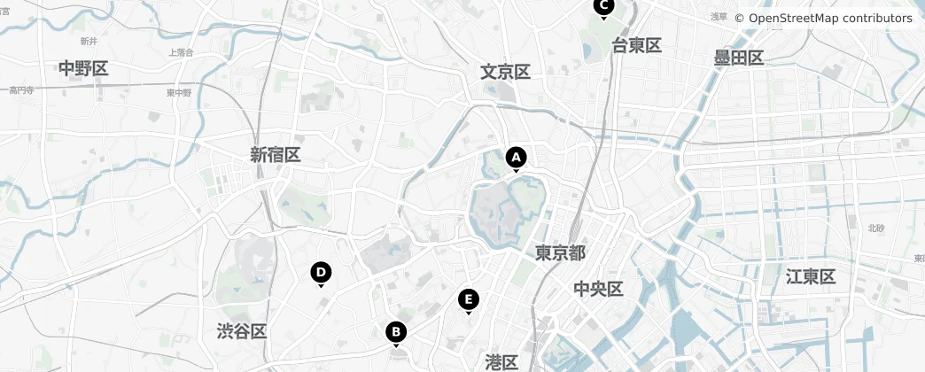 Map of Chiyoda