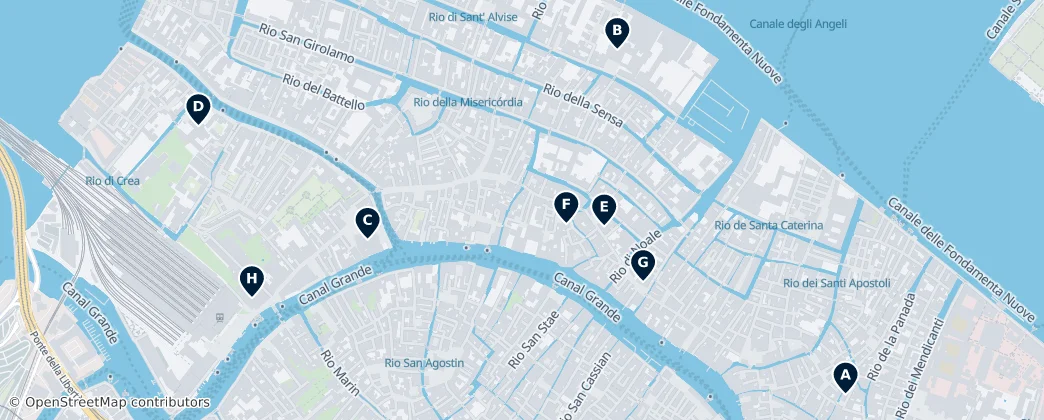 Map of Cannaregio